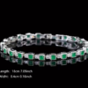 Bracelet Tennis Carré – Éclat Géométrique & Luxe Moderne – Image 2