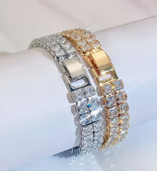 Bracelet Tennis Unisexe – L'Élégance Universelle