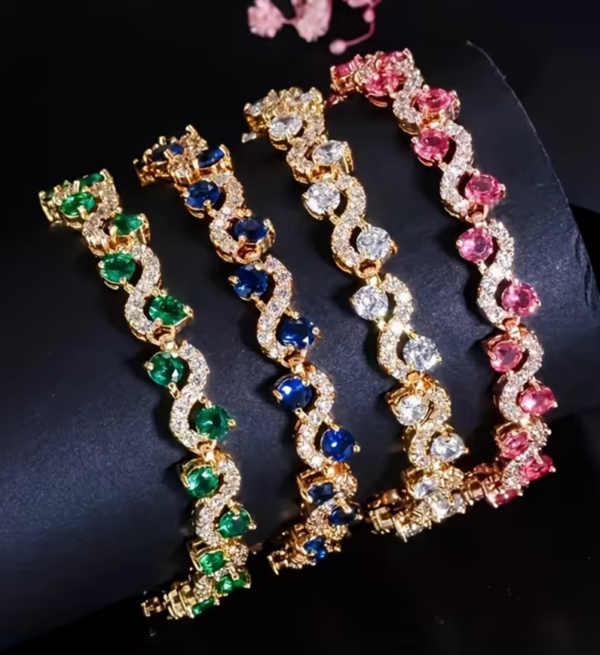 Bracelet en Pierre Élégant & Luxueux – Force Naturelle & Prestige