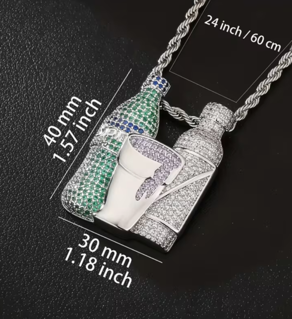 ICEDCHICS Pendentif Hip Hop – L'Éclat "Street Luxury" Radical