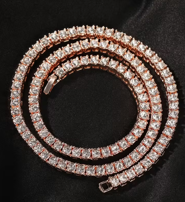Bracelet Tennis Homme – Zircone Cubique 5A "Éclat Diamant"