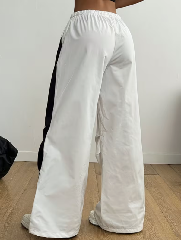 Rectangle 13 Pantalon Cargo à Blocs de Couleurs – Femme