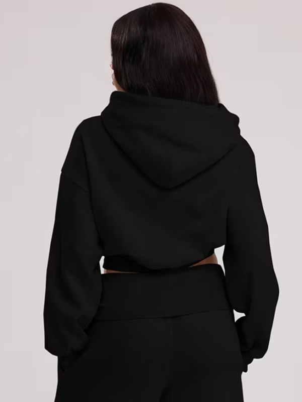 Sweat à Capuche Zippé Femme – Confort & Style Casual
