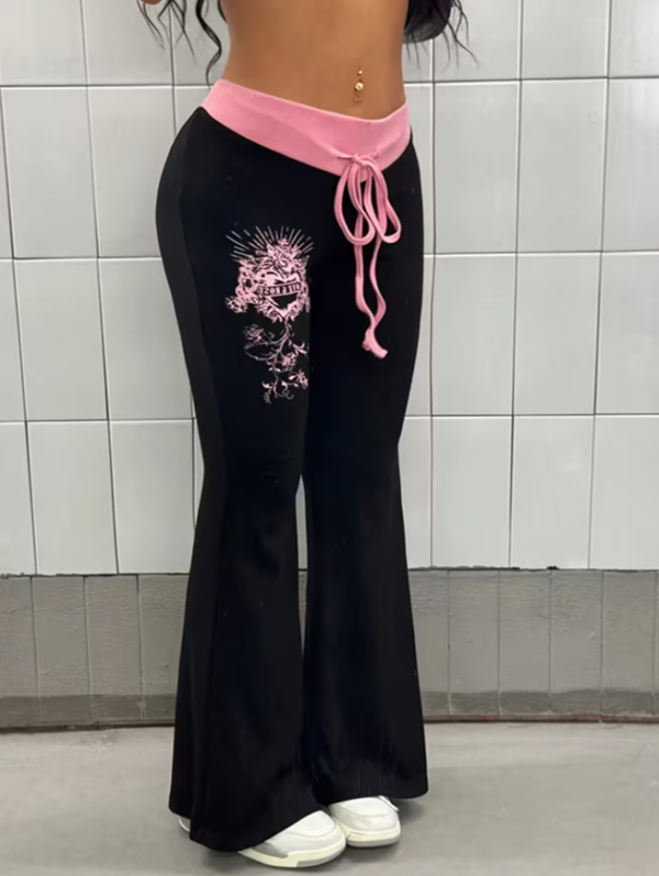 Pantalon Punk pour Femme – Taille Ajustable