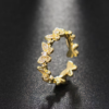 Bague Ouverte Papillon de Luxe – Éclat et Légèreté – Image 3