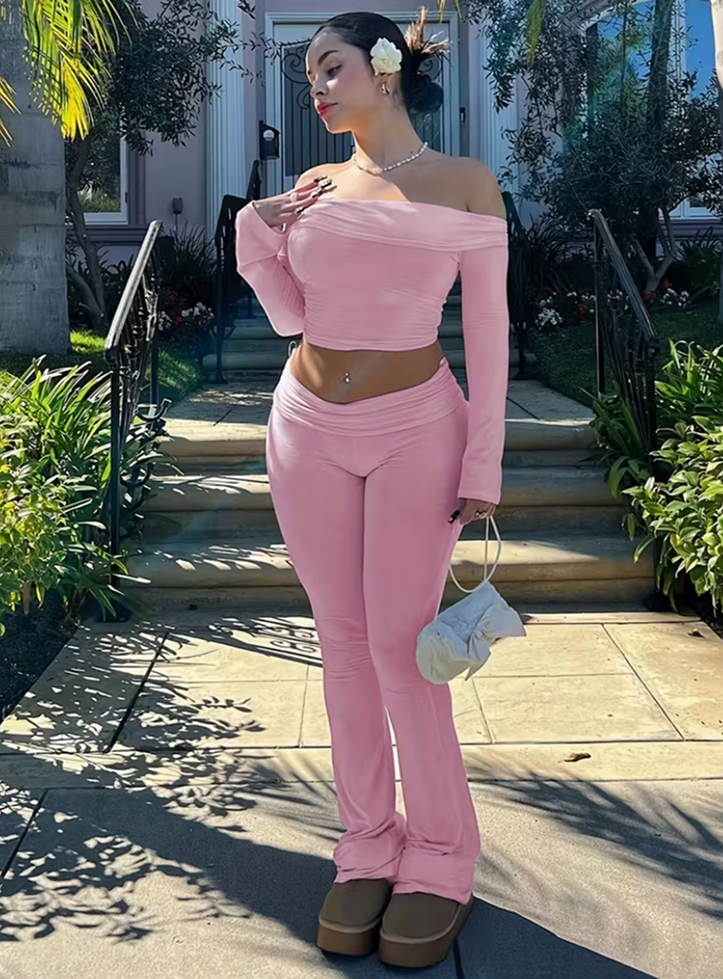 Ensemble Femme Printemps & Automne – Couleur Unie