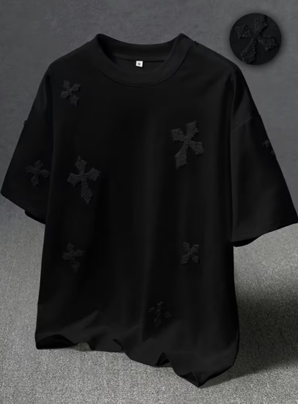 Rectangle 2 T-shirt Streetmanches Courtes