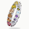 Bague "Arc-en-Ciel" Luxe – Zirconia Multicolore Incroyable