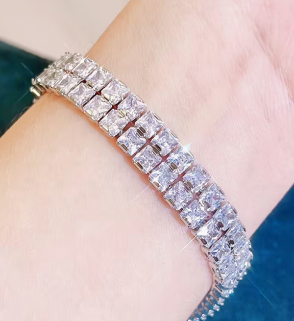 Bracelet Tennis Unisexe – L'Élégance Universelle