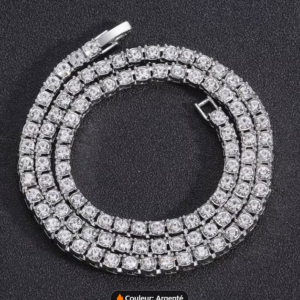 Bracelet Tennis 5A en Zircone – Éclat Prestige pour Homme