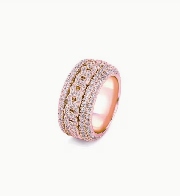 Bague Homme avec Pendentif – Design Audacieux en Cuivre