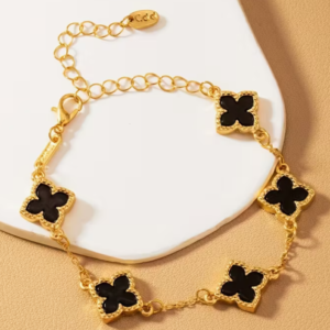 Bracelet Élégant Trèfle – Symbole de Chance & Raffinement