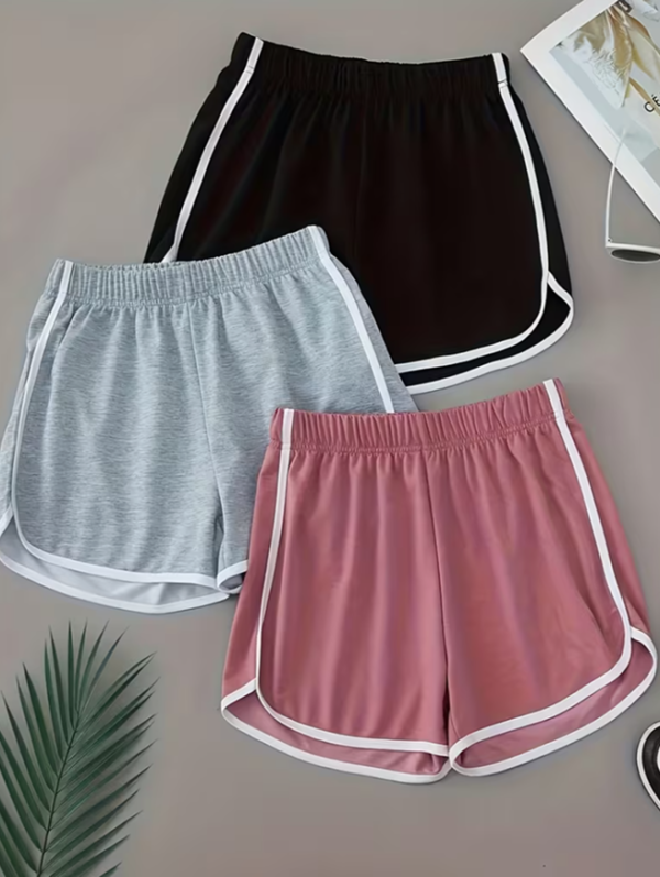 Ensemble de 3 Shorts de Sport pour Femme