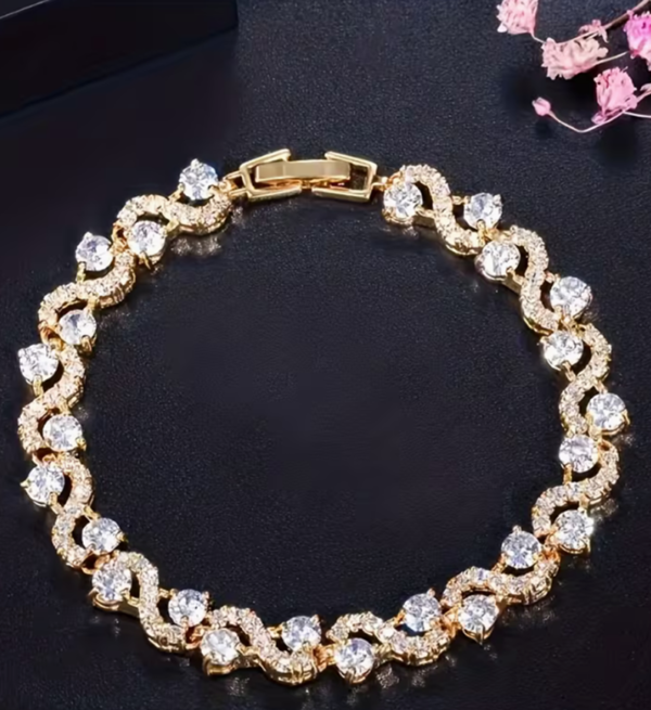 Bracelet en Pierre Élégant & Luxueux – Force Naturelle & Prestige