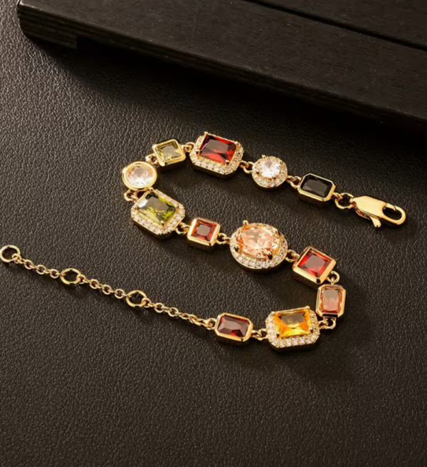 Bracelet en Pierre Élégant & Luxueux – Force Naturelle & Prestige