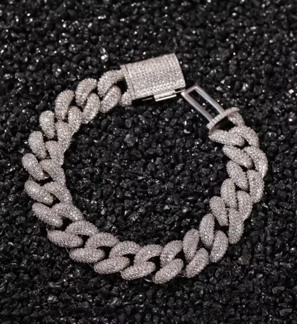 Bracelet Cubain "Bubble" – Le Sommet du Style Iced Out