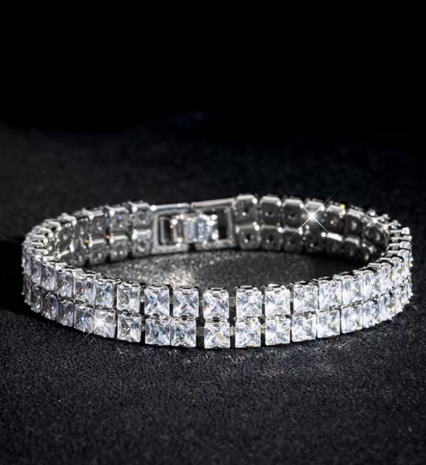 Bracelet Tennis Unisexe – L'Élégance Universelle