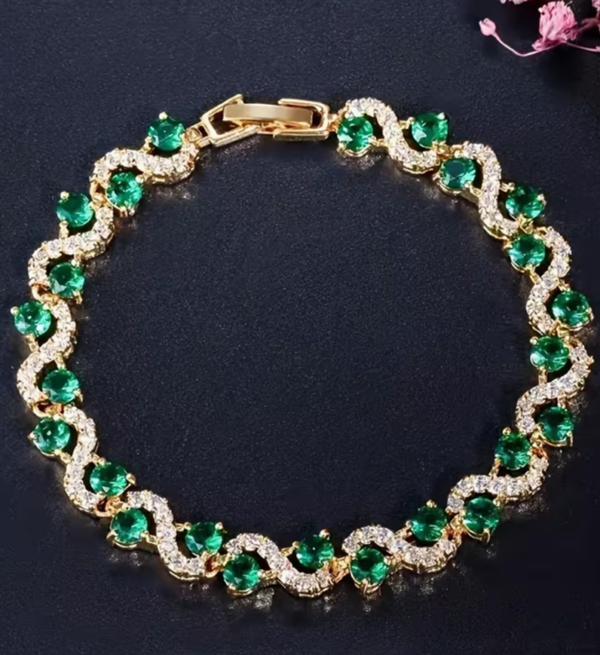 Bracelet en Pierre Élégant & Luxueux – Force Naturelle & Prestige