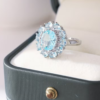 Bague Décorative Bleue – Élégance Azur & Style Affirmé – Image 3