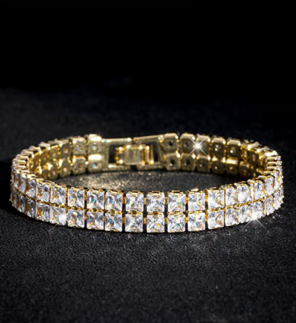 Bracelet Tennis Unisexe – L'Élégance Universelle