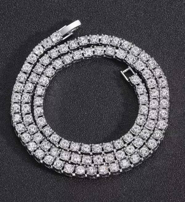 Bracelet Tennis Homme – Zircone Cubique 5A "Éclat Diamant"