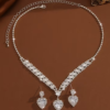 Ensemble Collier & Bijoux "Éclat Argenté" – L'Élégance Pure – Image 3
