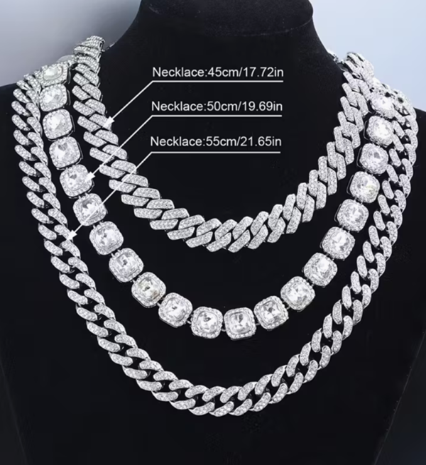 Set de 3 Colliers "Cuban Link" – Le Trio Masterclass du Style