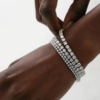 Bracelet Tennis Homme – Zircone Cubique 5A "Éclat Diamant"