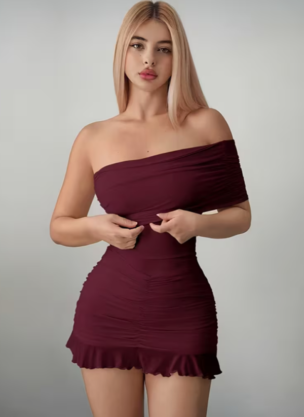 Robe Mesh Mode Femme - Jupe Courte