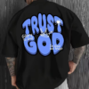 T‑shirt homme décontracté motif Trust God – Image 3