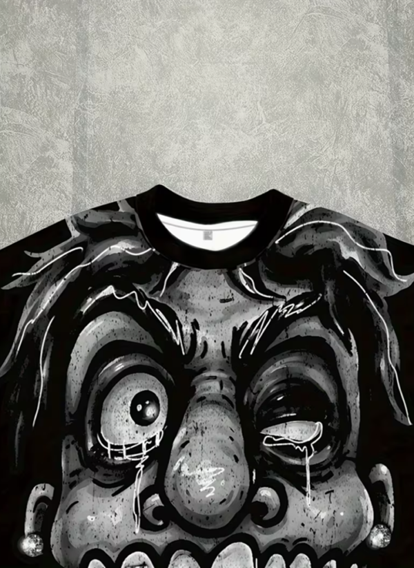T‑shirt homme streetwear graphique face