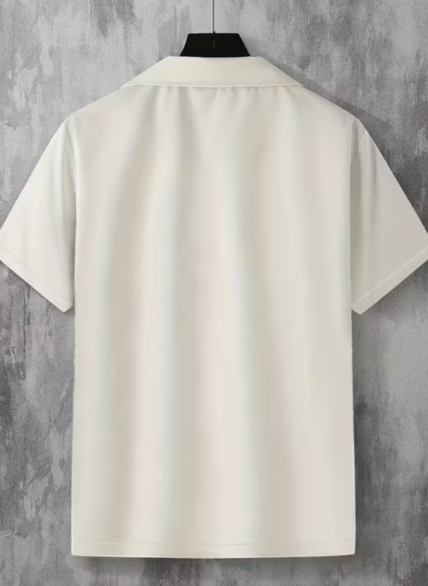Chemise homme décontractée patchwork