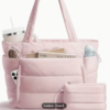 Ensemble 2 Pièces : Le Grand Sac Tote & Sa Pochette Assortie – Image 5