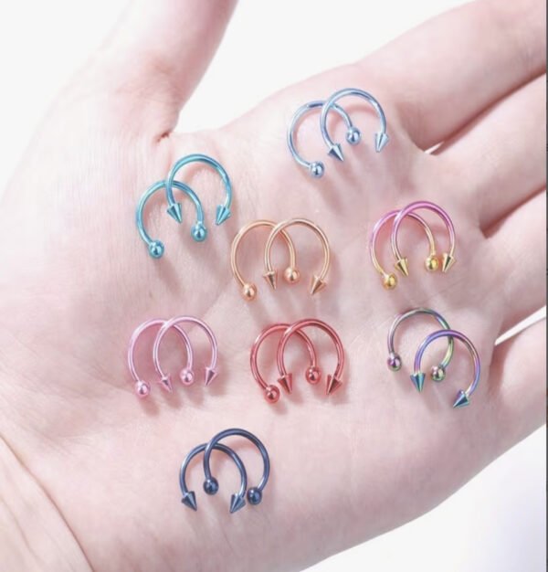 Collection Piercing 16G : Balles & Flèches (Acier Inoxydable)