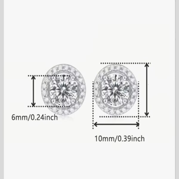 Boucles d'Oreilles Bling-Chic Hypoallergéniques