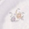 Bijou de Nez Pink Romance – Zircone & Cuivre – Image 2