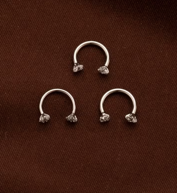 Pince à Nez "Éclat Royal" en Zircone Synthétique