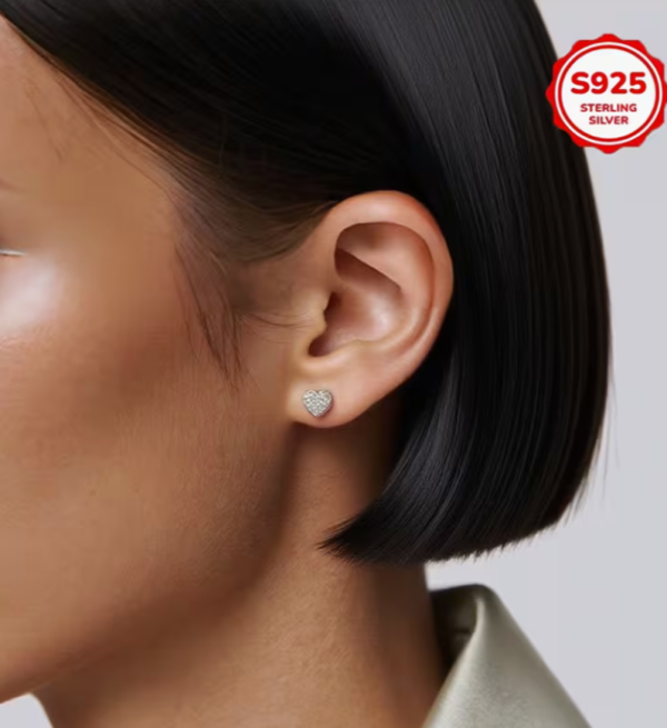 Boucles d'Oreilles "Cœur Étincelant