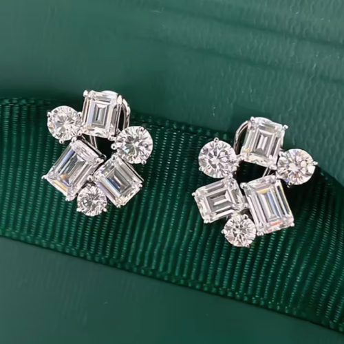 Boucles d’Oreilles "Géo-Élégance
