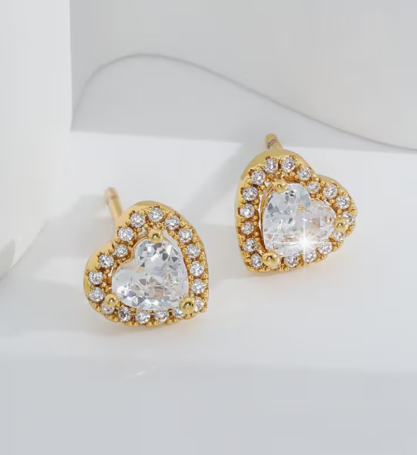Clous d’Oreilles Petit Cœur