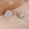 Boucles d'Oreilles Cœur "Bling Bling – Image 3