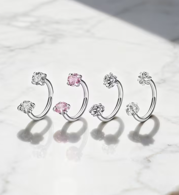 Lot de 4 Bouchons de Nez "Étoile Scintillante