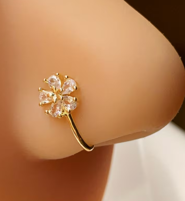 Pince à Nez "Éclat Royal" en Zircone Synthétique