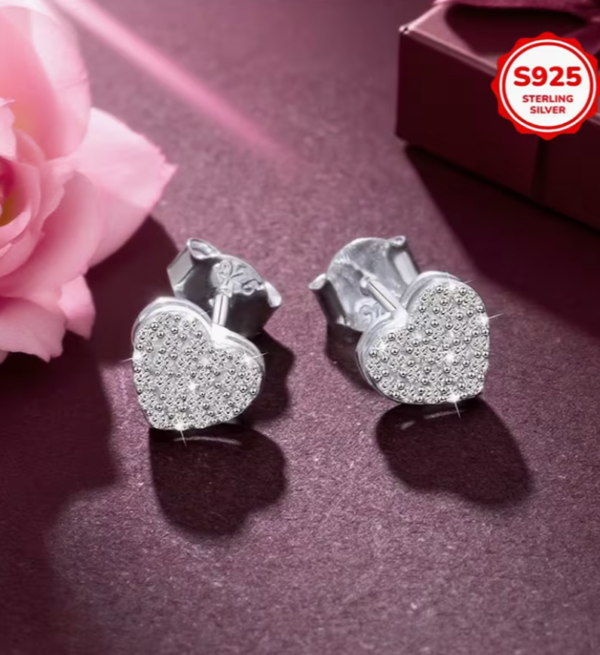 Boucles d'Oreilles "Cœur Étincelant
