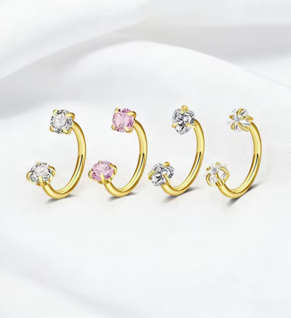 Lot de 4 Bouchons de Nez "Étoile Scintillante