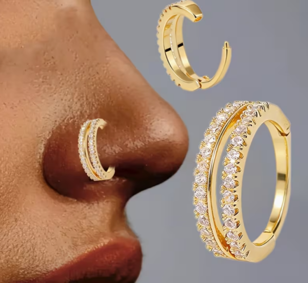 Rectangle 65(1) Bague de Nez "Double Illusion