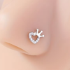 Élégant Clou de Nez "Cœur Pur" – La Finesse au Bout du Nez