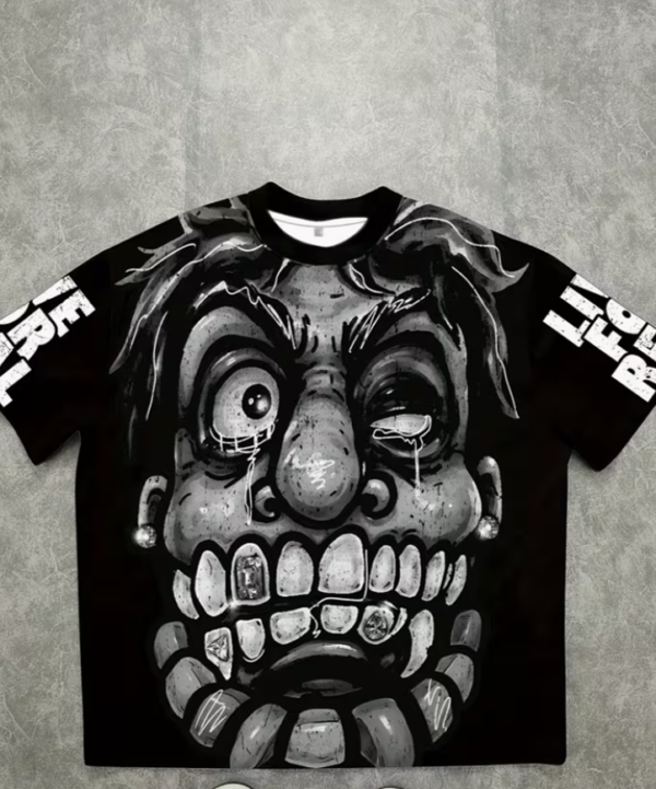 T‑shirt homme streetwear graphique face