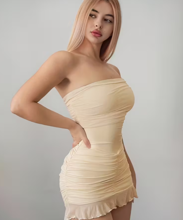 Robe Mesh Mode Femme - Jupe Courte