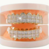 Grillz Style Hip-Hop "Ice Box" – 8 Rectangles de Zircone Étincelants – Image 3